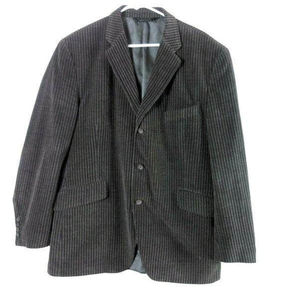 J. Ferrar Other - J Ferrar Mens Corduroy Sports Coat Blazer Brown 42S Inner Pockets Ribbed Lined